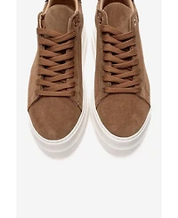 Forever & Always Women's Shoes Nera Leather Casual Sneaker