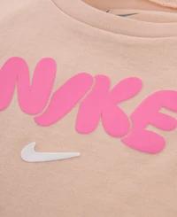 Nike Baby Girls' Bold Play Short-Sleeve T-Shirt and Flared Skirt, 2-Piece Set