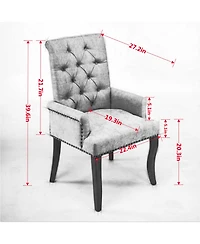 Rainsken Chenille Dining Chair