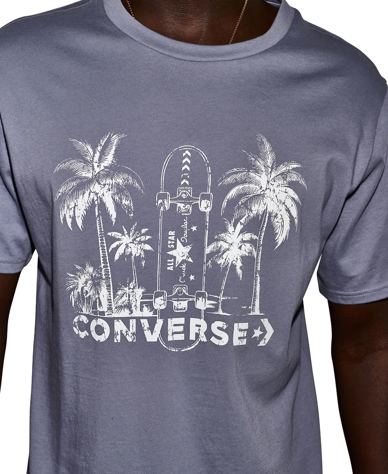 Converse Men's Regular-Fit Short-Sleeve Crewneck T-Shirt