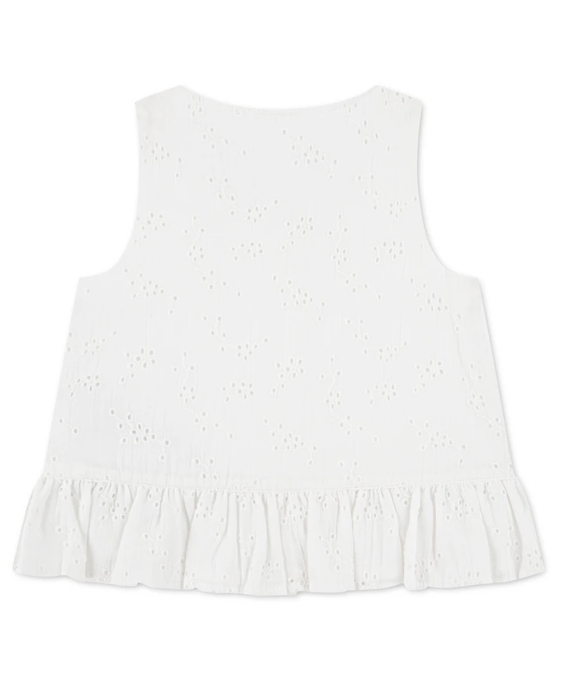 abercrombie kids Toddler Girls' Button Peplum Tank Top