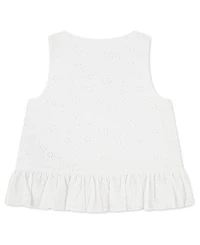 abercrombie kids Toddler Girls' Button Peplum Tank Top