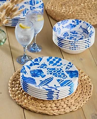 Certified International Fish Tale Plates, Set of 6