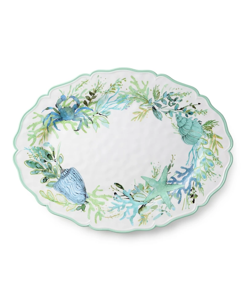 Certified International Sea Glass Platters, 2-Pc. Set