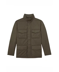 Reiss Men's Cotton-Blend Padded Four-Pocket Jacket