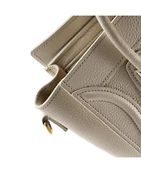 Pre-Owned Celine Nano Luggage Bag Grainy Leather