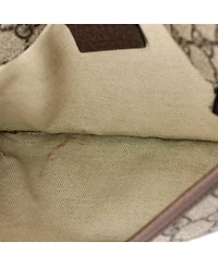 Pre-Owned Gucci Neo Vintage Flap Belt Bag Gg Coated Canvas