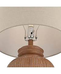 360 Lighting Corfu 24 1/2" High Almond Table Lamp Set of 2