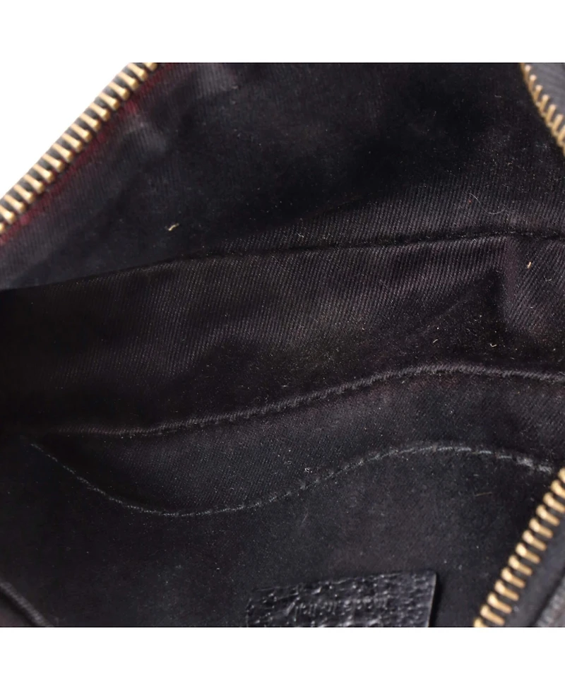 Pre-Owned Gucci Nail Chain Pochette Gg Canvas