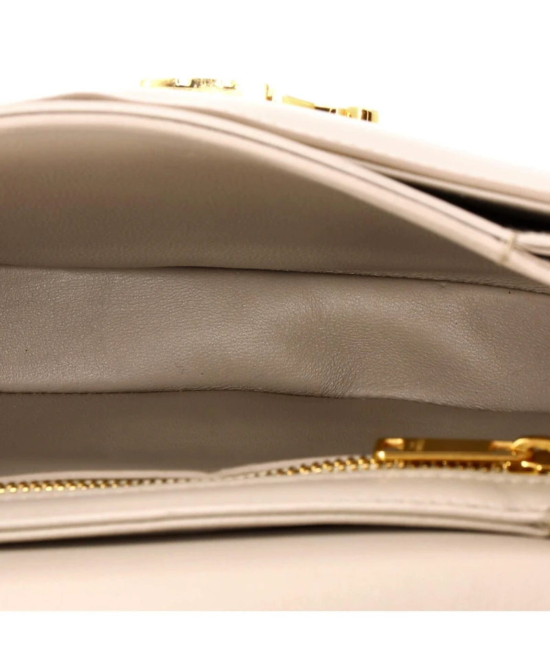 Pre-Owned Celine Triomphe Besace Clea Flap Bag Leather