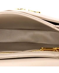 Pre-Owned Celine Triomphe Besace Clea Flap Bag Leather