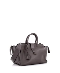 Pre-Owned Saint Laurent Small Monogram Cabas Downtown Leather with Embossed Leather