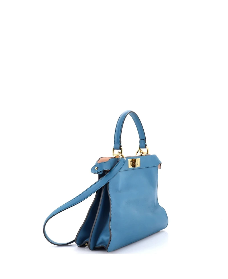 Pre-Owned Fendi Medium Peekaboo ISeeU Bag Leather