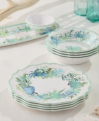 Certified International Sea Glass Dinner Plate, Set of 4