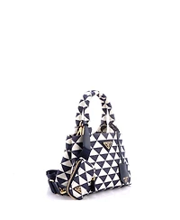 Pre-Owned Prada Small Symbole Tote Jacquard