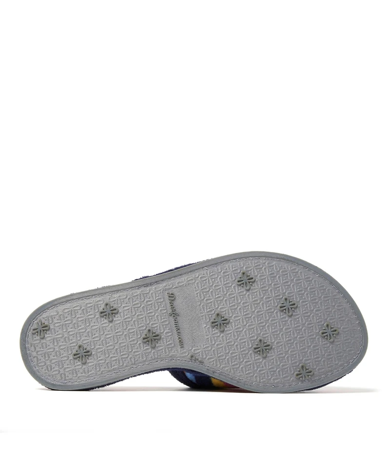 Dearfoams Women's Microfiber Terry Slide Slipper, Online Only