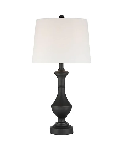 360 Lighting Theo 27 1/4" High Metal Column Table Lamp