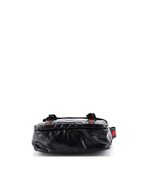 Pre-Owned Gucci Small Web Buckle Messenger Bag Gg Coated Canvas