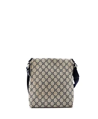 Pre-Owned Gucci Small Flap Messenger Gg Coated Canvas