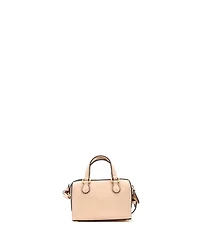 Pre-Owned Gucci Super Mini Convertible Boston Bag Jumbo Gg Embossed Leather