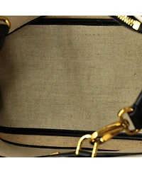 Pre-Owned Salvatore Ferragamo Small Studio Soft Satchel Canvas