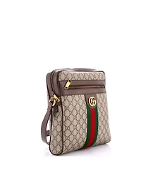 Pre-Owned Gucci Medium Ophidia Messenger Bag Gg Coated Canvas