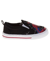 Spider-Man Big Boys Slip-On Canvas Shoes