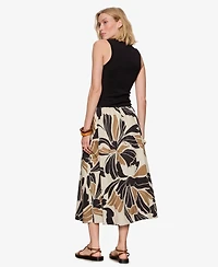 Sanctuary Women's Sleeveless Crewneck Midi Dress