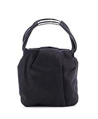 Pre-Owned Saint Laurent Mini Pochon Top Handle Bag Satin