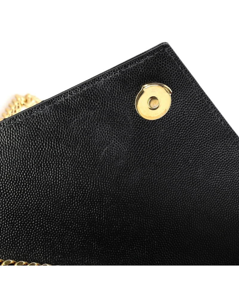 Pre-Owned Saint Laurent Small Classic Monogram Envelope Satchel Mixed Matelasse Leather