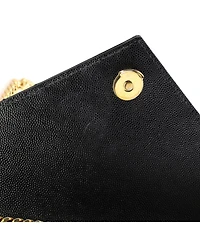 Pre-Owned Saint Laurent Small Classic Monogram Envelope Satchel Mixed Matelasse Leather