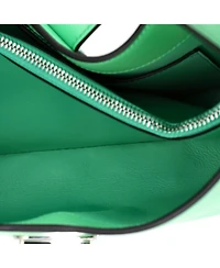 Pre-Owned Salvatore Ferragamo East West Trifolio Shoulder Bag Leather