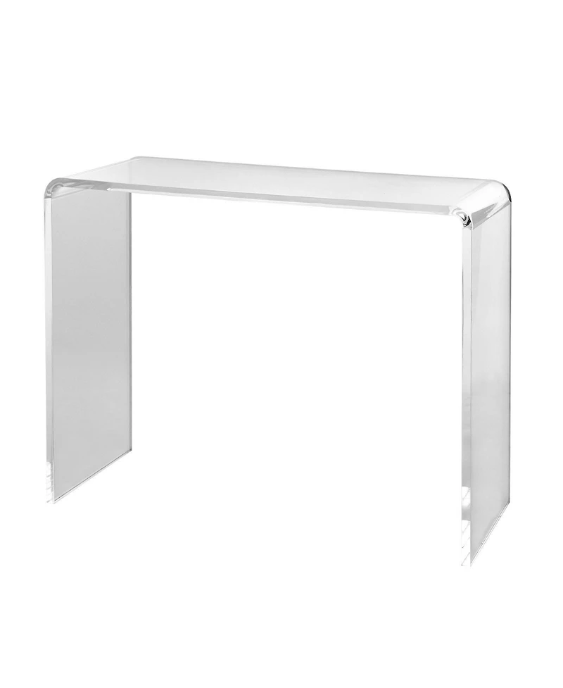 Gouun Acrylic Console Table with Open Design for Foyer and Living Room