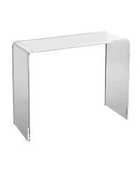 Gouun Acrylic Console Table with Open Design for Foyer and Living Room