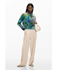 Desigual Women's Denim jacket wild garden