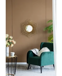 Busdays D27x2.4" Metal Mirror, Wall Mounted Mirror Home Decor for Bathroom Living Room