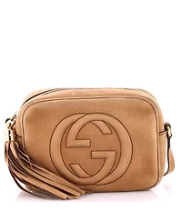 Pre-Owned Gucci Small Soho Disco Crossbody Bag Nubuck