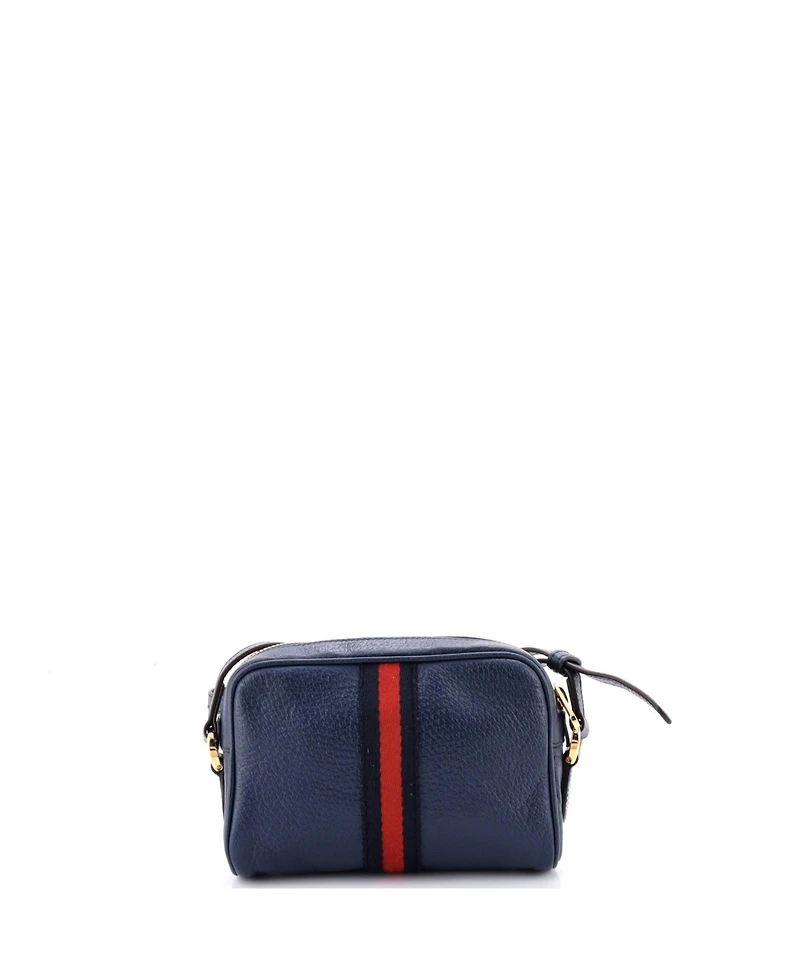 Pre-Owned Gucci Mini Ophidia Shoulder Bag Leather