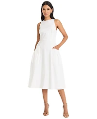Maggy London Women's Fit and Flare Midi Dress