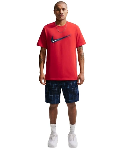 Nike Men's Swoosh Logo Crewneck T-Shirt