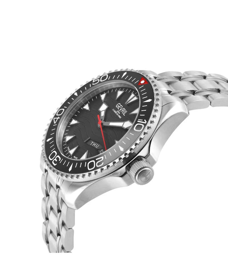 Gevril Men's Hudson Yards Swiss Automatic Bracelet Watch