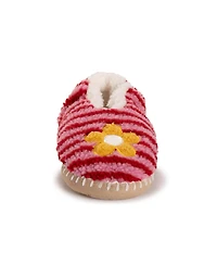 Muk Luks Women's Shearling Ballerina Slipper with Applique