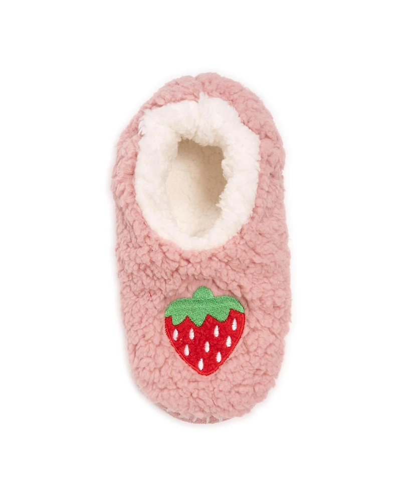Muk Luks Women's Shearling Ballerina Slipper with Applique