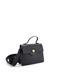 Pre-Owned Versace La Medusa Top Handle Tote Bag Leather