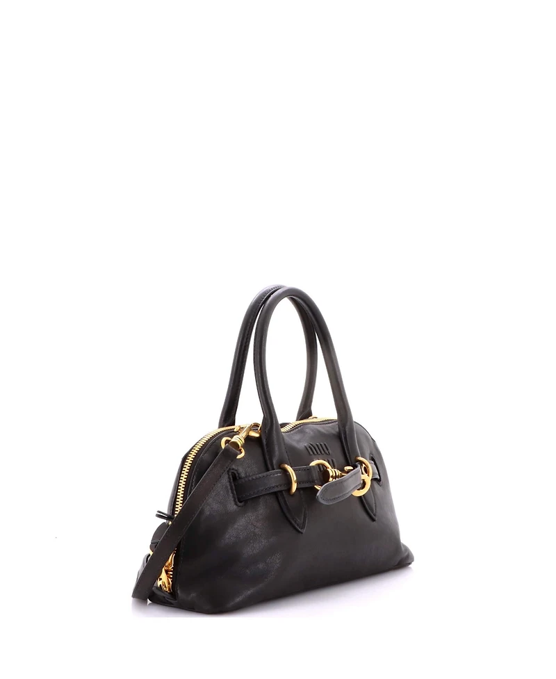 Pre-Owned Miu Miu Regular Aventure Top Handle Bag Leather