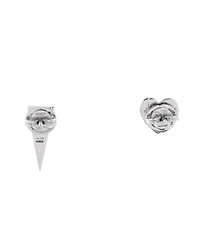 Pre-Owned Gucci Gg Icon Asymmetric Stud Earrings