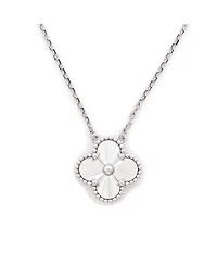 Pre-Owned Van Cleef and Arpels Vintage Alhambra Pendant Necklace