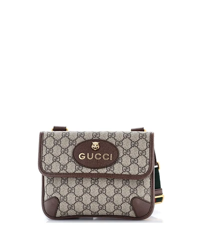 Pre-Owned Gucci Neo Vintage Flap Messenger Gg Coated Canvas