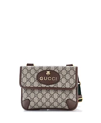 Pre-Owned Gucci Neo Vintage Flap Messenger Gg Coated Canvas