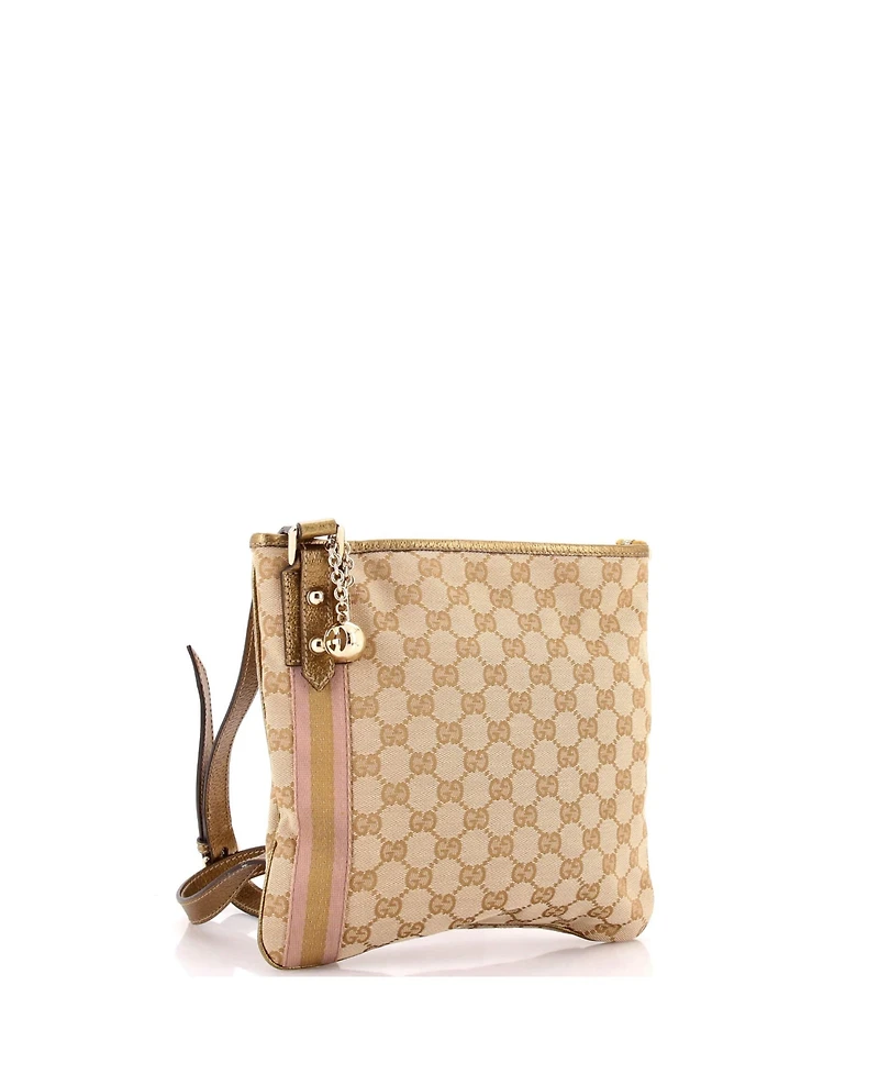 Pre-Owned Gucci Jolicoeur Messenger Bag Gg Canvas